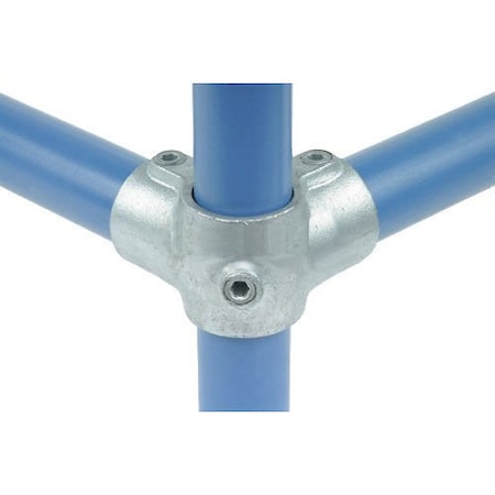 Kee Klamp 90, Two-Socket Tee Galvanized Iron Pipe Fittings- Fits 1-1/2 Schedule 40 Pipe 21-8